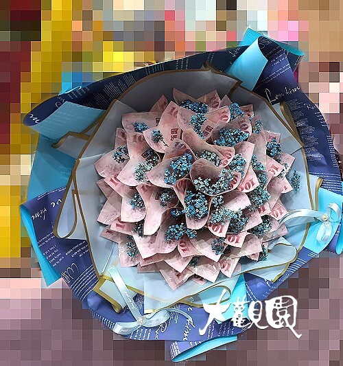 幸福的味道 母親節花束 鈔票花束 情人節花禮 生日花束