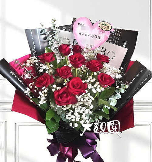 玫瑰花束 七夕情人節 南投埔里大觀園